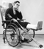 Man in wheelchair